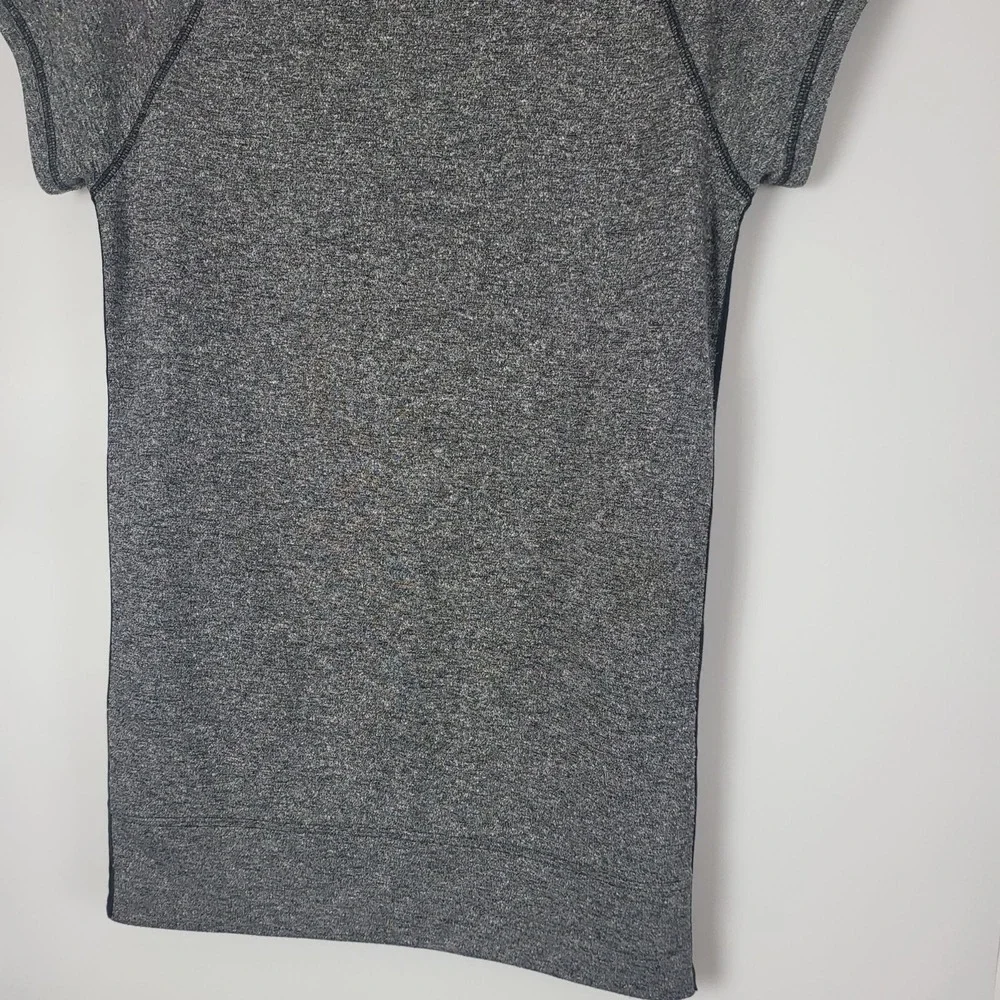 Madewell Midi Dress XS Womens Grey Short Sleeve Crew Neck Pockets Pullover - Picture 11 of 11